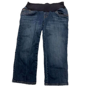 Two Hearts Maternity jean capris size small pockets in front and back